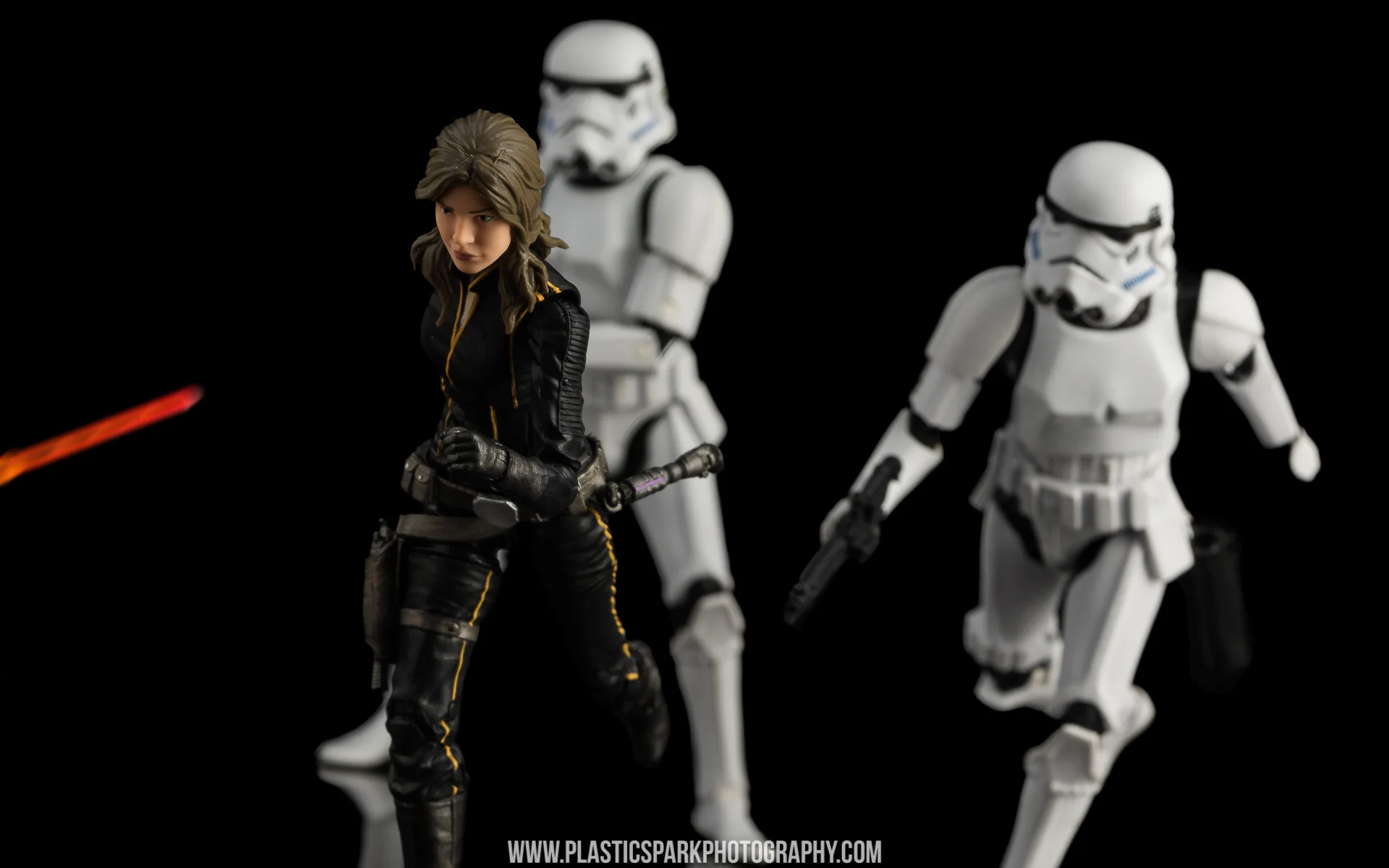 Mini Review Jaina Solo Star Wars Black Series Plastic Spark